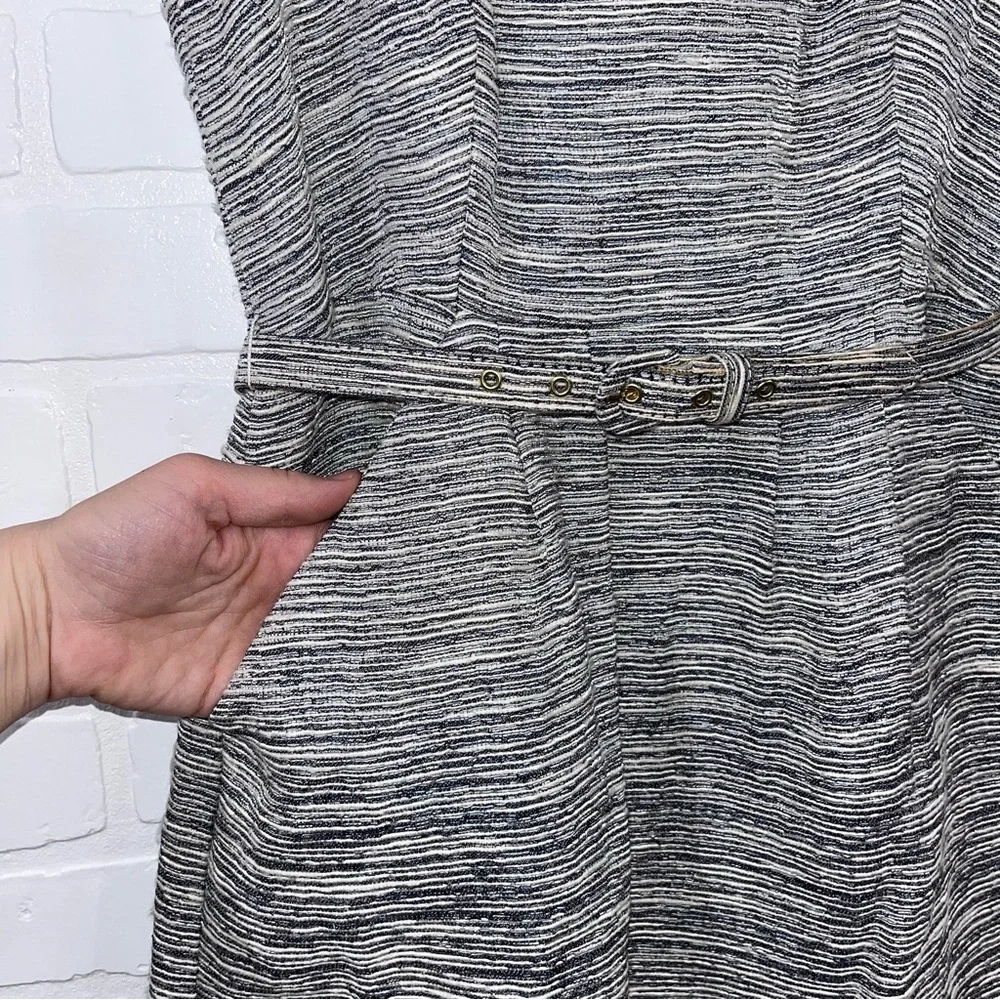 Kate Spade New York Beaded Jacquard Josie Dress with Belt and Pockets